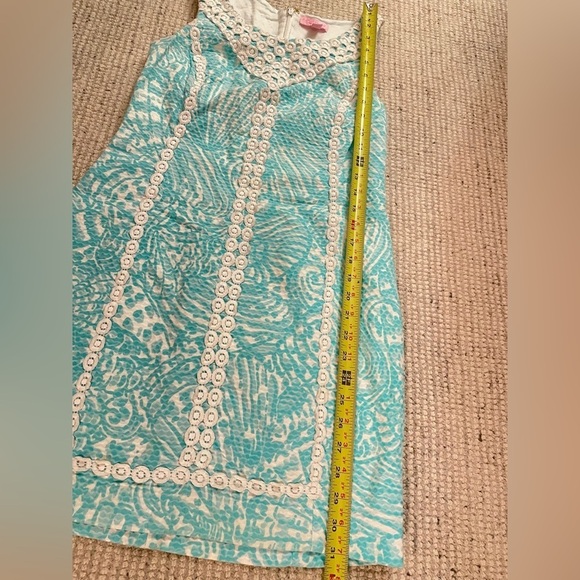 Lilly Pulitzer Macfarlane Shorely Blue Shift Dress - Picture 6 of 10